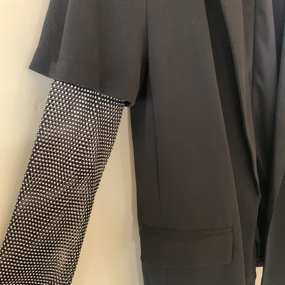 Rhinestone Sleeve Jacket - Picture 3 of 5